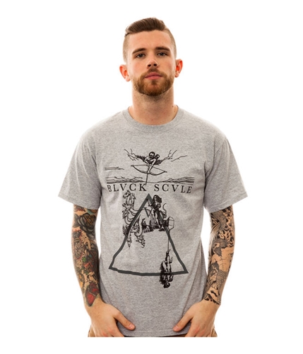 Black Scale Mens The Ninth Gate Graphic T-Shirt heather S