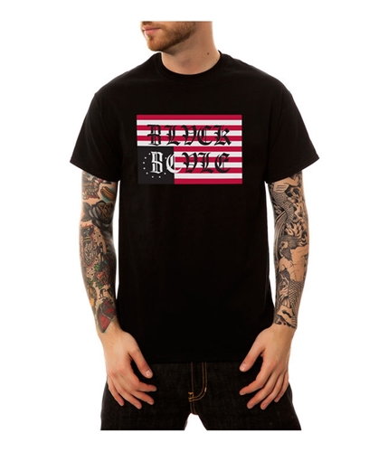 Black Scale Mens Old Logo Graphic T-Shirt black S