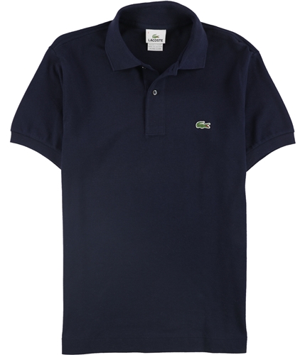 Lacoste Mens Textured Rugby Polo Shirt black S