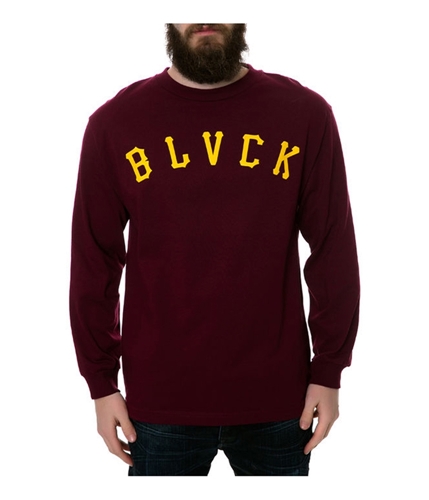 Black Scale Mens The Grand Slam Graphic T-Shirt burgundygold M