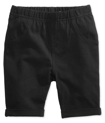 First Impressions Girls Knit Casual Bermuda Shorts deepblack 12 mos