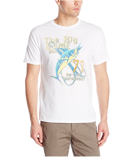 G.H. Bass & Co. Mens Big Game Graphic T-Shirt brightwhite S