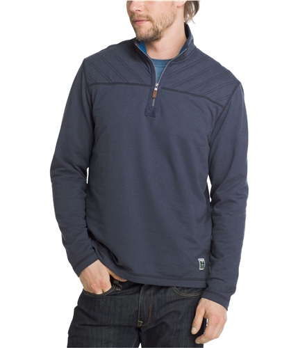 G.H. Bass & Co. Mens Fleece Pullover Sweater bluenighthtr S