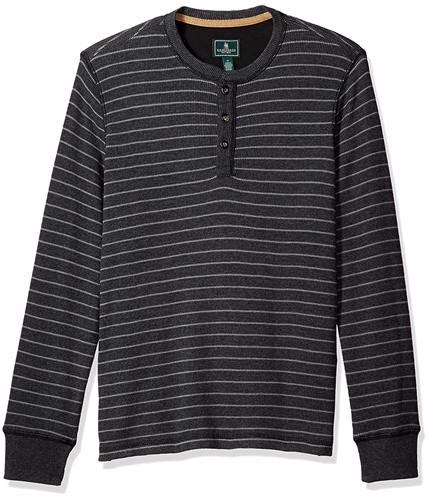 G.H. Bass & Co. Mens Stripe Texture Pullover Sweater blkhtr XL