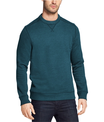 G.H. Bass & Co. Mens Sueded-Fleece Pullover Sweater blue XL
