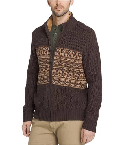 G.H. Bass & Co. Mens Rock Ridge Full-Zip Cardigan Sweater demitassehtr M