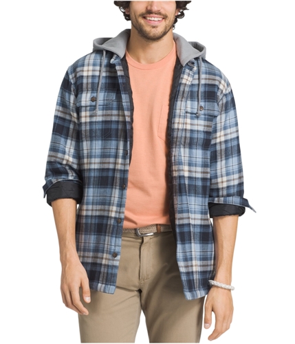 G.H. Bass & Co. Mens Flannel Shirt Jacket bluberingsea L