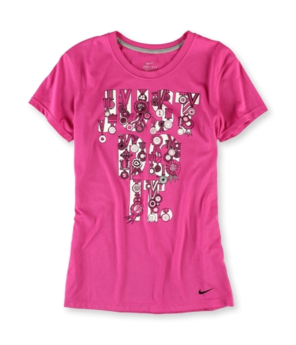 Nike Womens Just Do It Awards Graphic T-Shirt pink S