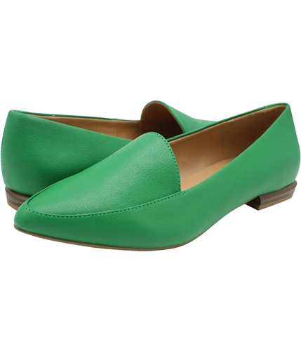 Banana Republic Womens Solid Pointed Toe Comfort Flats green 7.5
