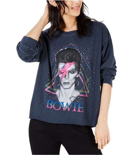 True Vintage Womens Bowie Graphic T-Shirt bluenight XS