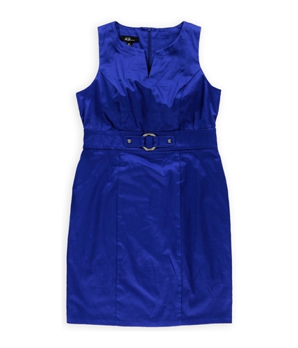 AGB Womens Solid Sheath Dress cobaltblue 8P