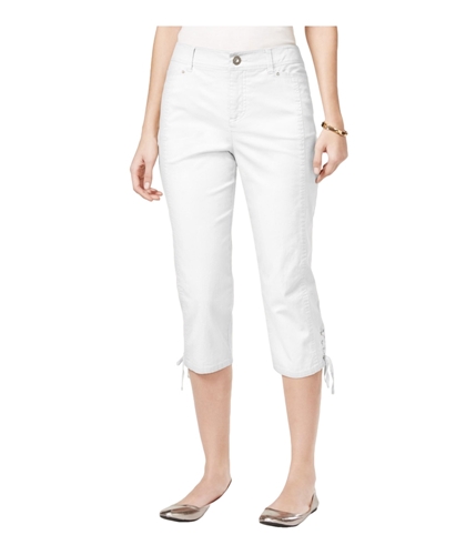 Style & Co. Womens Tummy Control Casual Chino Pants brightwhite 18x20