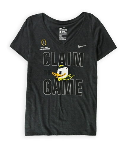 Nike Womens Claim The Game Graphic T-Shirt gray M