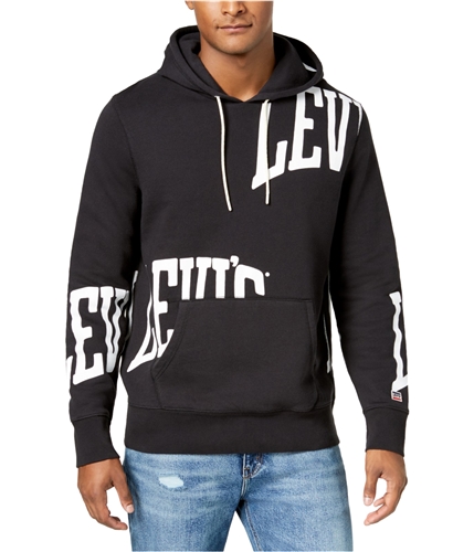 Levi's Mens Old School Original Hoodie Sweatshirt black S