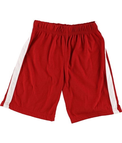 Max and Olivia Boys Stripe Casual Walking Shorts red M
