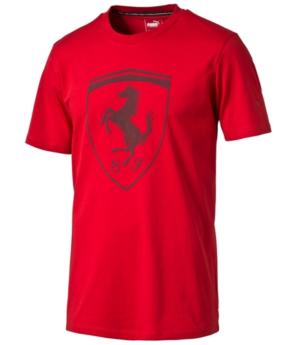 Puma Mens Logo Graphic T-Shirt red L