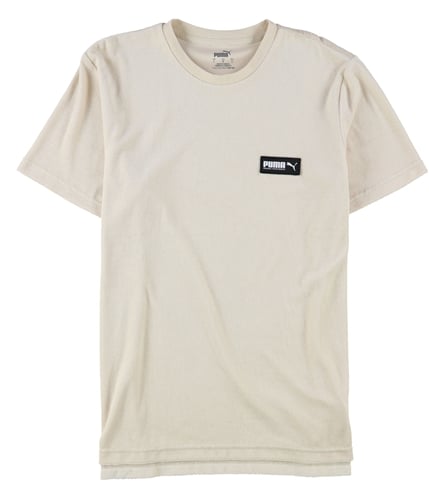 Puma Mens Fusion Graphic T-Shirt tapioca L