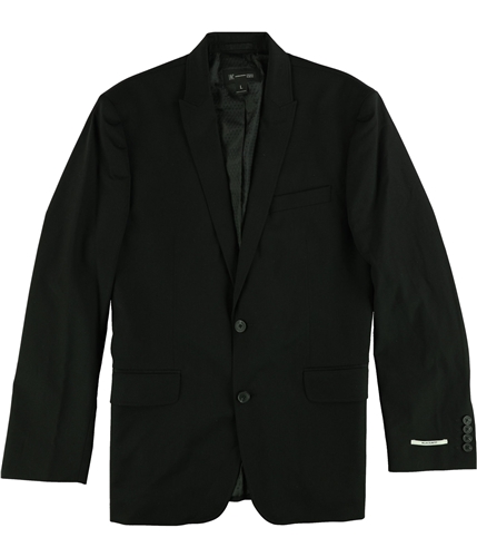 I-N-C Mens Non-Iron Two Button Blazer Jacket black L