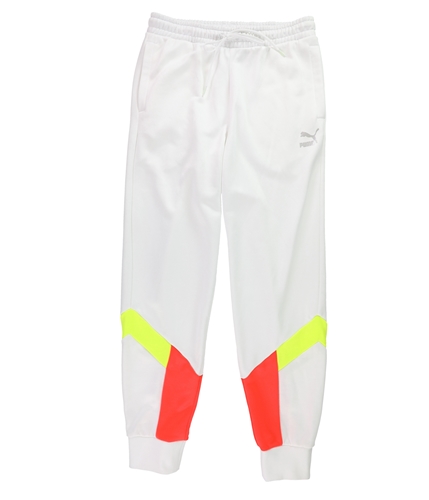 Puma Mens Iconic MCS Athletic Track Pants white S/28