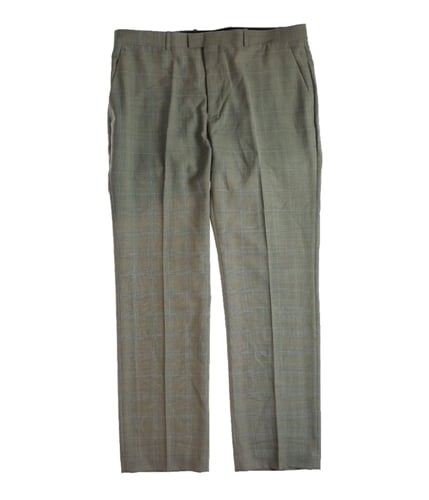 Perry Ellis Mens Portfolio Travel Luxe City Fit Dress Pants Slacks lightash 38x32