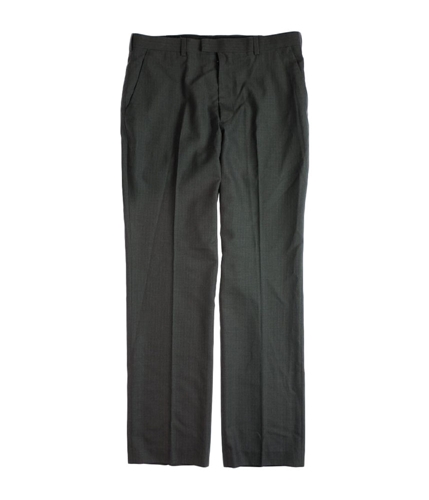 Perry Ellis Mens Portfolio Travel Luxe Dress Pants Slacks grey 34x32