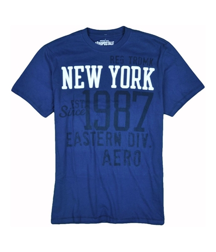 Aeropostale Mens New York Graphic T-Shirt deepblue XS