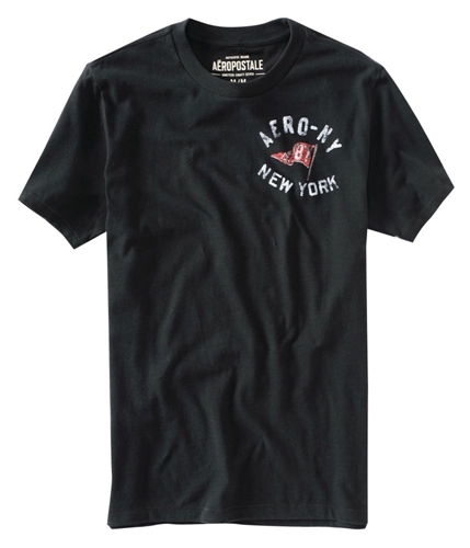 Aeropostale Mens Flyers Vs Tigers Graphic T-Shirt black XS