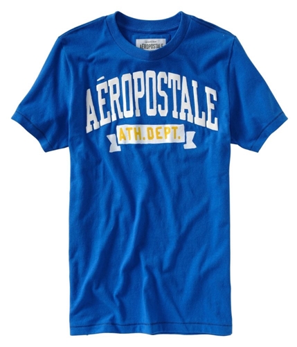 Aeropostale Mens Ath Dep Graphic T-Shirt activeblue XS