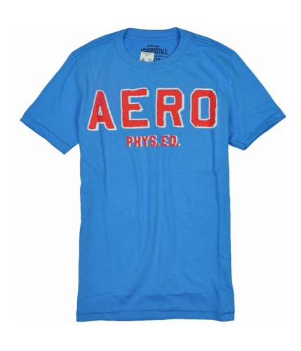 Aeropostale Mens Aero Phys. Ed Graphic T-Shirt bluejay XS
