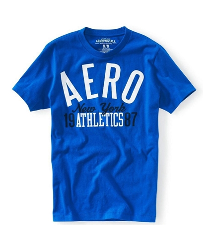 Aeropostale Mens New York Athletics Graphic T-Shirt activeblue XS