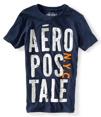 Aeropostale Mens N.y.c. Puff Paint Graphic T-Shirt 413 XS