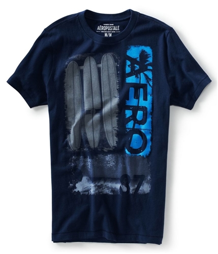 Aeropostale Mens Aero 87 Surf Graphic T-Shirt 413 M
