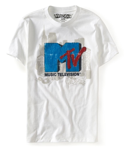 Aeropostale Mens Mtv Graphic T-Shirt 102 XS