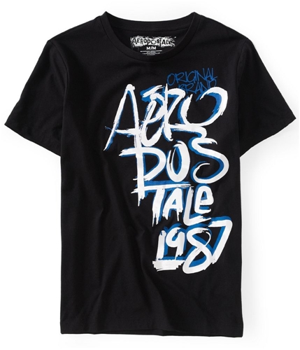 Aeropostale Mens Aero 1987 Graffiti Graphic T-Shirt 001 XS