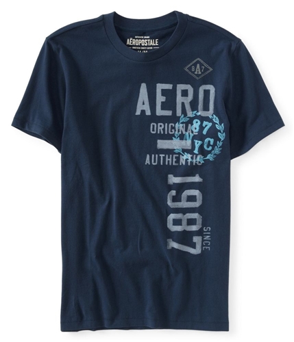 Aeropostale Mens Aero 87 Original Authentic Graphic T-Shirt 437 XS