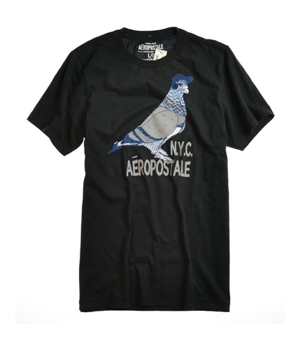 Aeropostale Mens Bird Crew-neck Graphic T-Shirt 1 XS