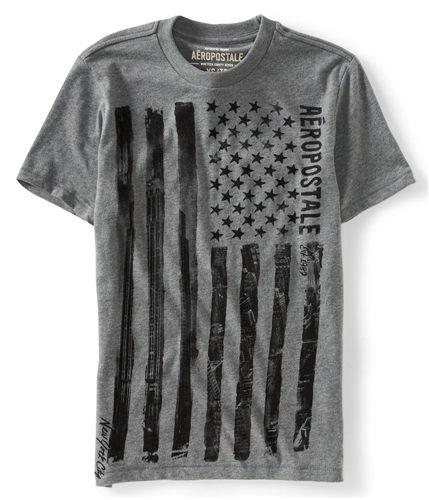 Aeropostale Mens American Flag Usa Graphic T-Shirt 053 XS