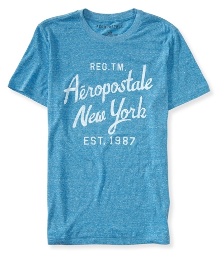 Aeropostale Mens Heathered New York Graphic T-Shirt 416 XS