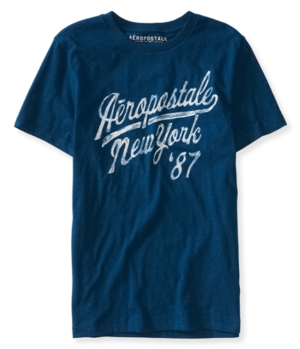 Aeropostale Mens Script New York Graphic T-Shirt 175 XS