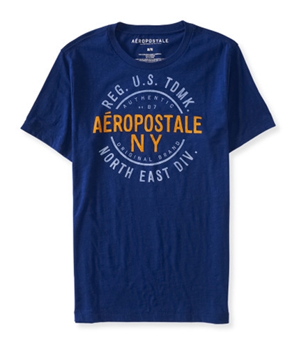 Aeropostale Mens North East Div Graphic T-Shirt 420 XS