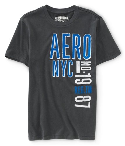 Aeropostale Mens Aero Nyc Felt Lettering Graphic T-Shirt 003 XS