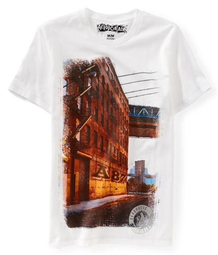 Aeropostale Mens Brooklyn Depo Graphic T-Shirt 102 XS