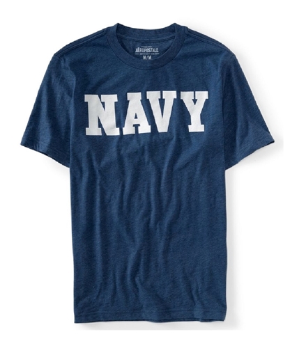 Aeropostale Mens Navy Graphic T-Shirt 437 L