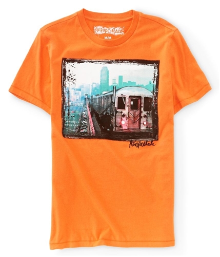 Aeropostale Mens Elevated City Subway Graphic T-Shirt 834 XS