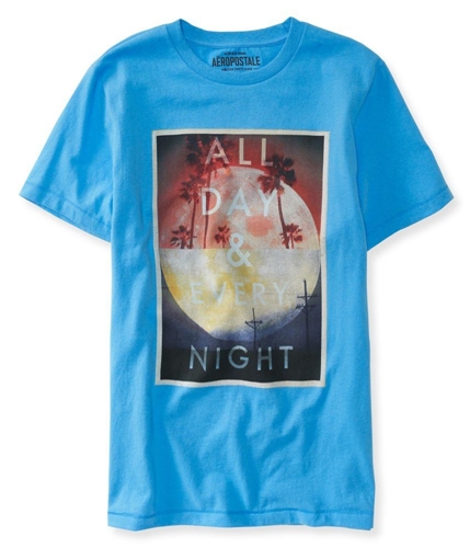Aeropostale Mens All Day Graphic T-Shirt 133 XS