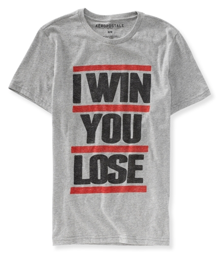 Aeropostale Mens I Win You Lose Graphic T-Shirt 52 L