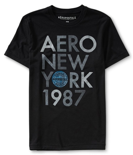 Aeropostale Mens Stacked New York Graphic T-Shirt 001 XS
