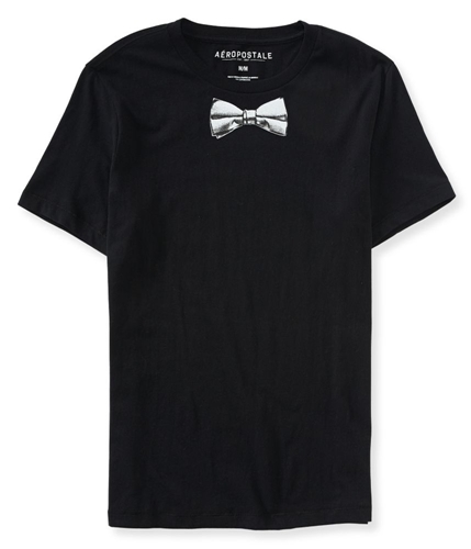 Aeropostale Mens Bow Tie Graphic T-Shirt 1 XS
