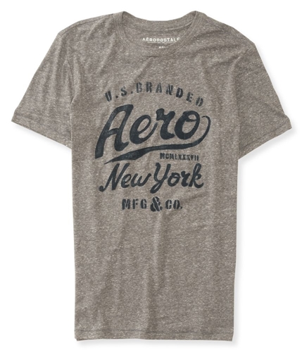 Aeropostale Mens Heathered New York Graphic T-Shirt 053 L