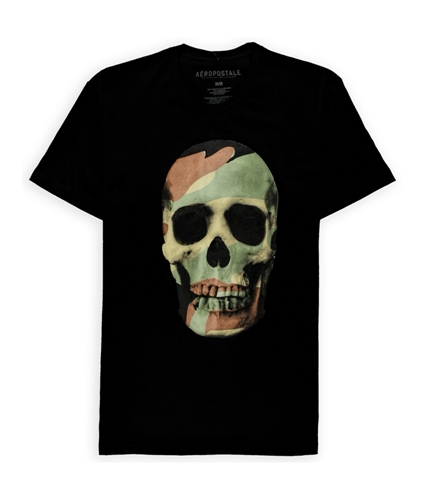 Aeropostale Mens Camo Skull Graphic T-Shirt 001 M